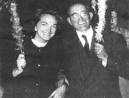 José Tudela con su hija Inés