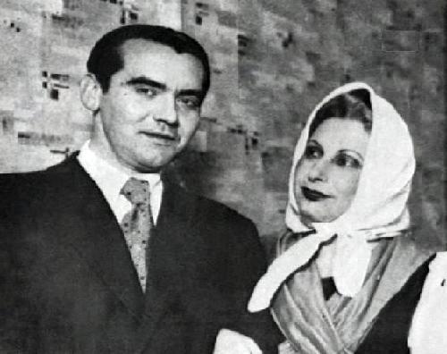 Federico García Lorca y Margarida Xirgu