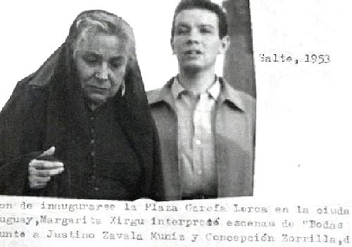 La Xirgu en un homenaje a Lorca en Uruguay