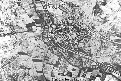 Vista aérea de Serón de Nágima (Soria)