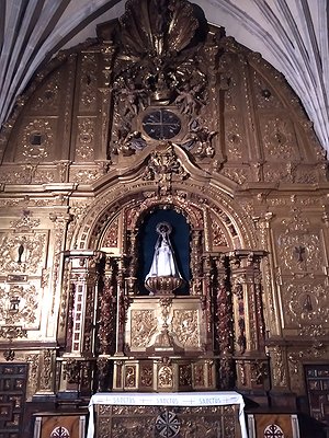 Retablo de Nuestra Señora del Rosario. Iglesia de Santo Tomé (Soria)