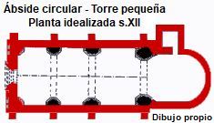 Supuesta primera planta románica de Santo Tomé (Santo Domingo) de Soria
